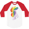 rooster pride 3/4 Sleeve Shirt