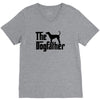 the dogfather bluetick coonhound V-Neck Tee