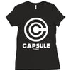 capsule corps dbz dragon ball manga anime Ladies Fitted T-Shirt