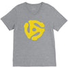45 rpm vinyl record t shirt dj music records mens ladies tee funny V-Neck Tee