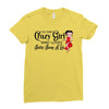 i'm that crazy girl who loves betty boop a lot Ladies Fitted T-Shirt