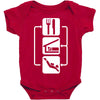 v2 eat sleep scuba dive Baby Bodysuit