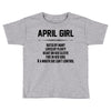 April Girl Hated By Many Toddler T-shirt