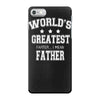 worlds greatest farter funny fathers day new men t shirt w10 iPhone 7 Case