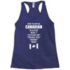 How To Speak Canadian Racerback Tank