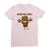 coffee yay Ladies Fitted T-Shirt