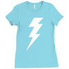 lightening bolt Ladies Fitted T-Shirt