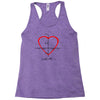 geek love shirt Racerback Tank