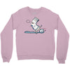 open wide Crewneck Sweatshirt