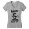 Back Of I Have A Crazy Grandmother And I am not Afraid To Use Her Women's V-Neck T-Shirt