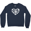 cat love paw Crewneck Sweatshirt
