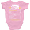June Girl Facts Gemini Baby Onesie
