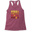 pizza lover 2 Racerback Tank