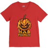 mad halloween pumpkin V-Neck Tee
