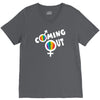 coming out V-Neck Tee