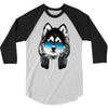 huskie music 3/4 Sleeve Shirt