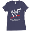 world wrestling Ladies Fitted T-Shirt