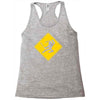 ninja crossing sign Racerback Tank