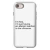 the oc allergic reaction iPhone 8