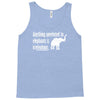 anything unrelated to elephants is irrelephant Tank Top