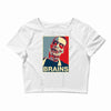 zombie poster, ideal birthday gift or present Crop Top