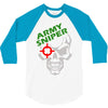 army sniper 3/4 Sleeve Shirt