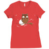 nocturnowl Ladies Fitted T-Shirt