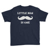 little man mustache first Youth Tee