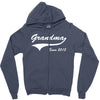 Grandma since 2015 Zipper Hoodie