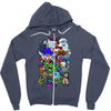 i ain't afraid of no ghosts Zipper Hoodie