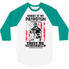 Sorry If My Patriotism Offends You 3/4 Sleeve Shirt