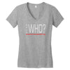 says who wisemenknownothing Women's V-Neck T-Shirt