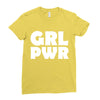 girl power Ladies Fitted T-Shirt