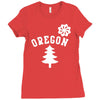 oregon Ladies Fitted T-Shirt