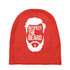 respect the beard Baby Beanies