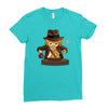 indiana link Ladies Fitted T-Shirt
