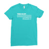 my drinking shirt funny Ladies Fitted T-Shirt