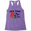 pick your poison Racerback Tank
