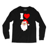 i love santa noel Long Sleeve Shirts