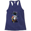 who loves golden retriever Racerback Tank