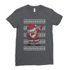 ugly santa dabbing Ladies Fitted T-Shirt