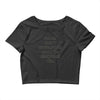 don't interrupt me Crop Top