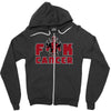 deadpool fuck cancer Zipper Hoodie