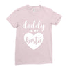 Daddy is My Bestie Ladies Fitted T-Shirt