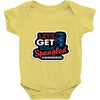 star spangled hammered Baby Onesie