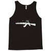 banksy style ak47 art   funny Tank Top