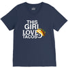 This Girl Loves Tacos V-Neck Tee