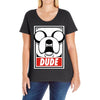 dude Ladies Curvy T-Shirt