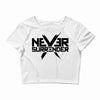 never surrender 2 Crop Top