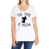 Meow Ladies Curvy T-Shirt